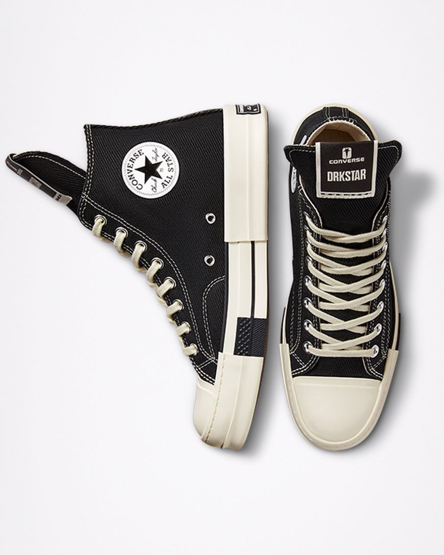 Tenisi Inalti Barbati Converse x DRKSHDW DRKSTAR Chuck 70 Negrii | RO AVLNW174